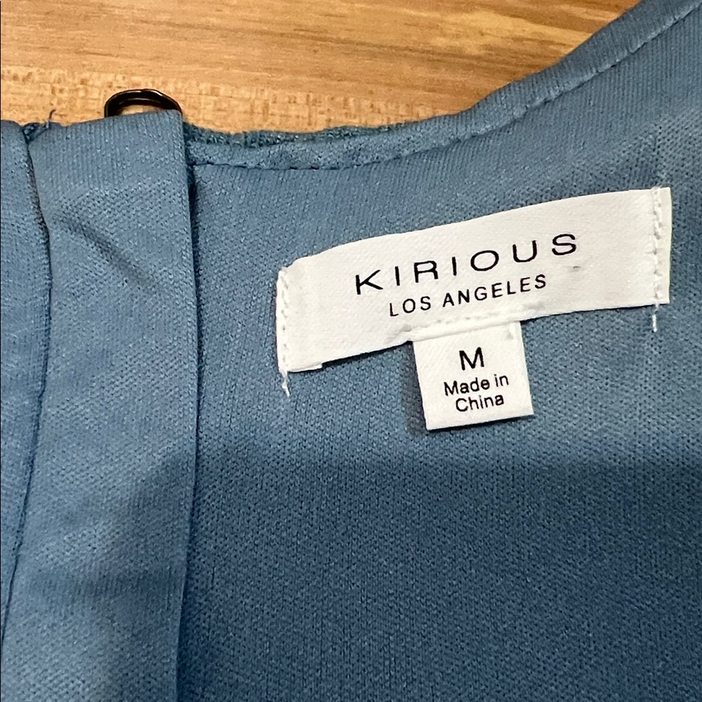 Kirious Los Angeles Denim Crop Top - Picture 9 of 11